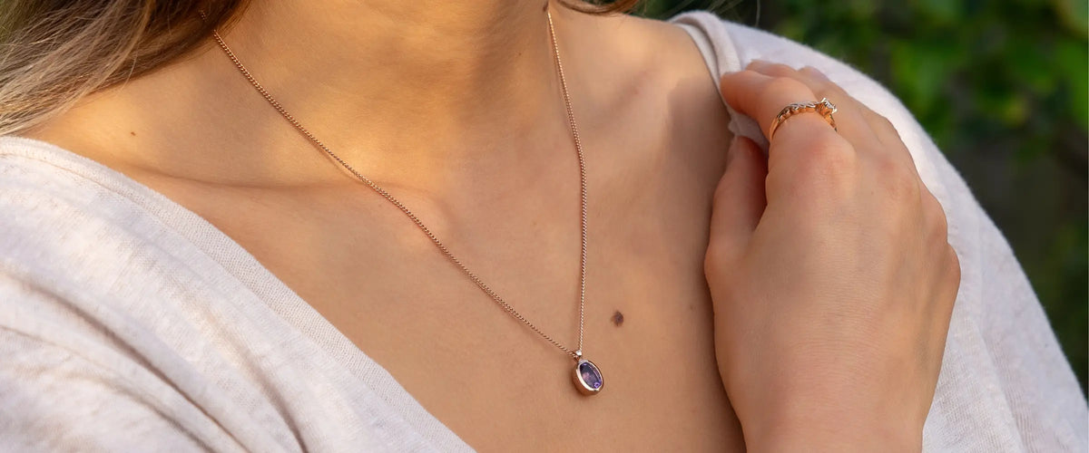 Gold Jewellery Worn By Model