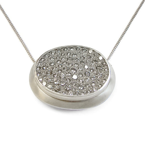 Bespoke Diamond Pendant Pave Set Pendant Pruden and Smith   