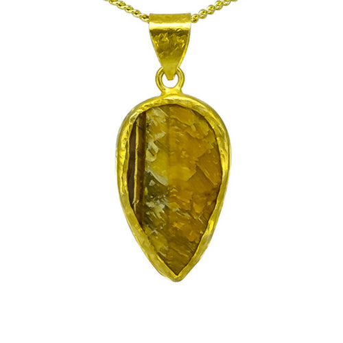 Tiger's Eye Pendant Pendant Pruden and Smith   