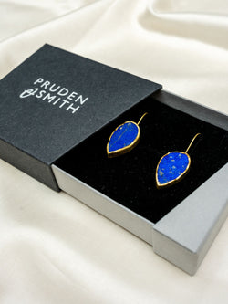 Lapis Lazuli Drop Earrings & Pendant Set  Pruden and Smith   