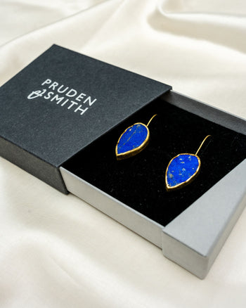 Lapis Lazuli Drop Earrings & Pendant Set  Pruden and Smith   