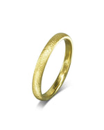 Textured Court Yellow Gold Wedding Band (2mm) Ring Pruden and Smith   