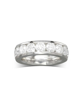 Court Round Brilliant Cut Diamond Full Eternity Ring (2ct) Ring Pruden and Smith   