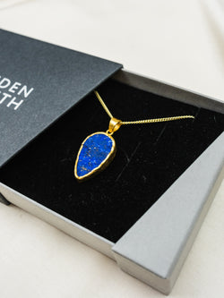 Lapis Lazuli Drop Earrings & Pendant Set  Pruden and Smith   