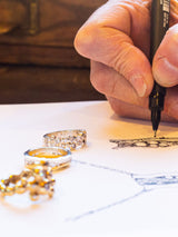 Sketching jewellery designs