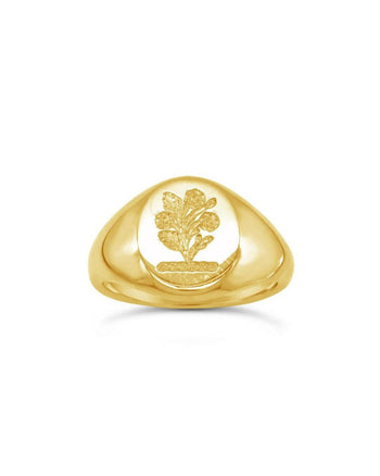 9ct Yellow Gold Signet Ring Ring Pruden and Smith   