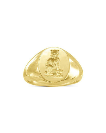 9ct Yellow Gold Signet Ring Ring Pruden and Smith   