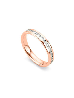 Channel Set Diamond Full Eternity Ring Ring Pruden and Smith 18ct Rose Gold 100% 