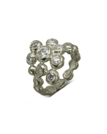 Nugget Diamond Cluster Ring Ring Pruden and Smith   