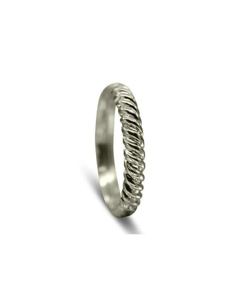 Twist 18ct Gold Wedding Ring Ring Pruden and Smith   