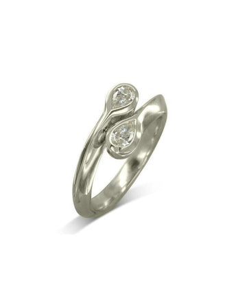 Moi et Toi 9ct Gold Diamond Ring Ring Pruden and Smith 9ct White Gold  