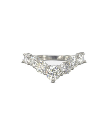 Wishbone Half Eternity Diamond Ring (1.5ct) Ring Pruden and Smith