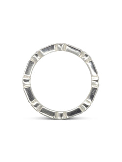 Alternating Baguette and Round Diamond Full Eternity Ring Ring Pruden and Smith