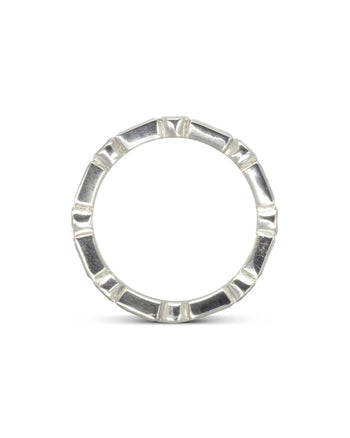 Alternating Baguette and Round Diamond Full Eternity Ring Ring Pruden and Smith