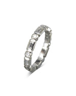 Alternating Baguette and Round Diamond Full Eternity Ring Ring Pruden and Smith