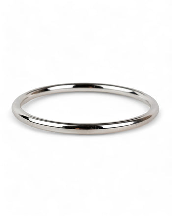 Round Solid Silver Bangle (5mm) Bangle Pruden and Smith   