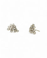 Diamond Bubbles White Gold Cluster Stud Earrings Earrings Pruden and Smith   