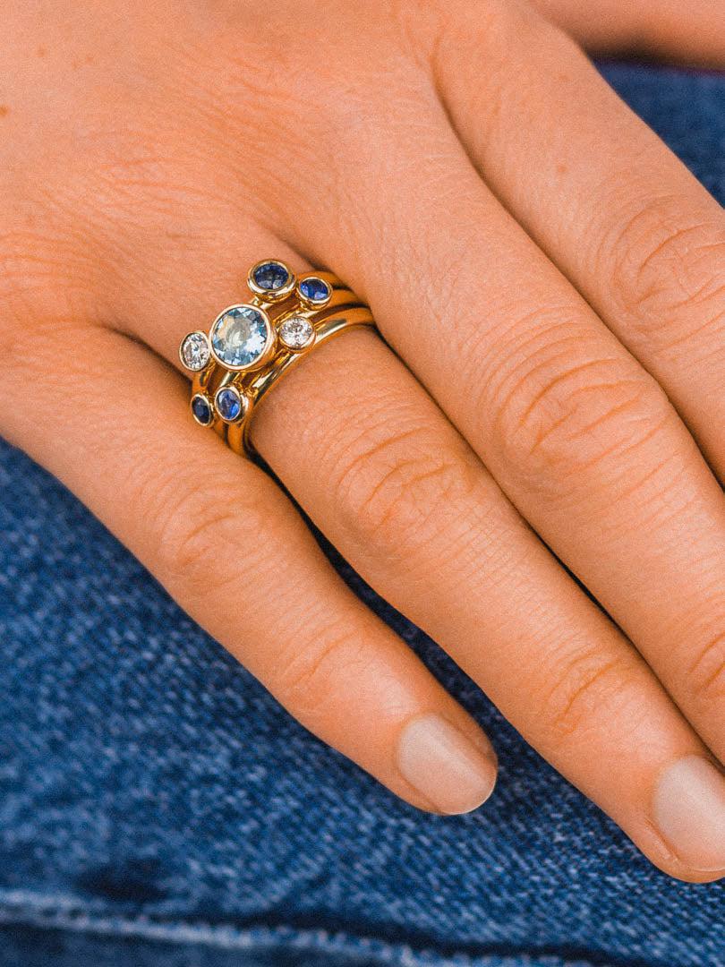 Wedding & Eternity Rings 9ct Diamond Stacking Ring - Jewellery from Gerry  Browne Jewellers UK