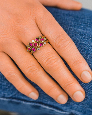 Ruby Stacking Ring Set Ring Pruden and Smith   