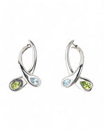 Moi et Toi Peridot and Topaz Drop Earrings Earrings Pruden and Smith   