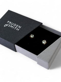 Six Claw Diamond Ear Studs Earrings Pruden and Smith   