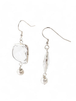 Rock Crystal Drop Earrings