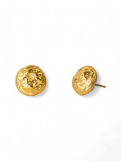 Nugget 9ct Yellow Gold Stud Earrings (12mm) Earrings Pruden and Smith   