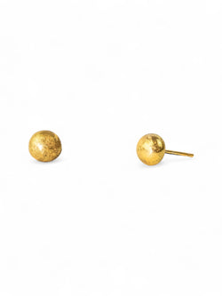 Nugget 9ct Yellow Gold Stud Earrings (6mm) Earrings Pruden and Smith   