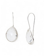 Rock Crystal Clear Drop Earrings