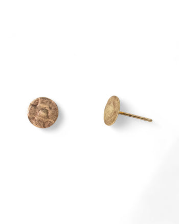 Marwar Hammered Stud Earrings Earrings Pruden and Smith   