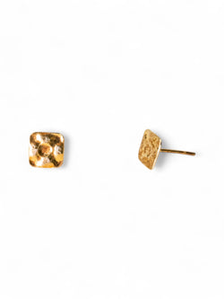 Marwar Hammered Stud Earrings Earrings Pruden and Smith   