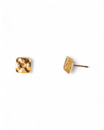 Marwar Hammered Stud Earrings Earrings Pruden and Smith   