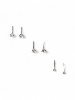 Four Claw Diamond Stud Earrings Earrings Pruden and Smith 3mm 0.2ct  