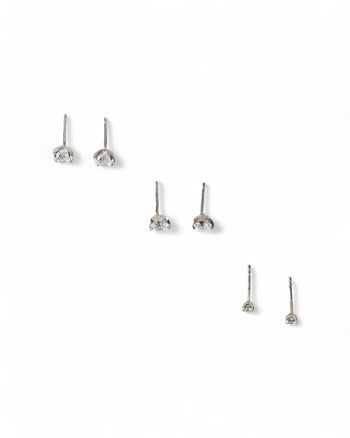 Four Claw Diamond Stud Earrings Earrings Pruden and Smith 3mm 0.2ct  