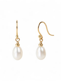 Simple Pearl Drop Earrings