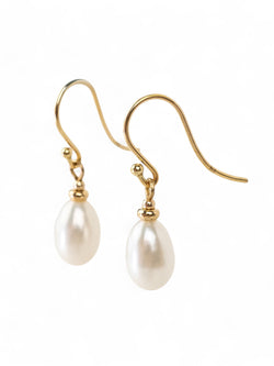 Simple Pearl Drop Earrings