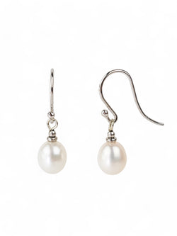 Simple Pearl Drop Earrings