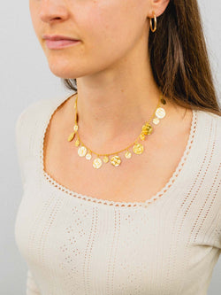 Round Marwar Necklace & Drop Earrings Set Bundle Pruden and Smith   