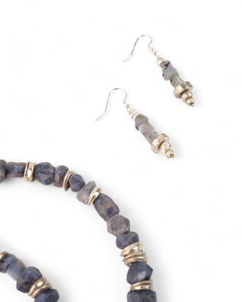 Rough Blue Sapphire Set  Pruden and Smith   