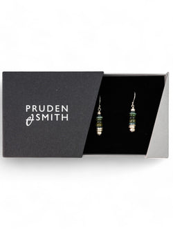 Silver Tourmaline Earrings (Green) Necklace Pruden and Smith