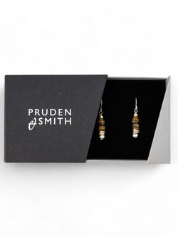 Silver Tourmaline Earrings (Amber) Necklace Pruden and Smith