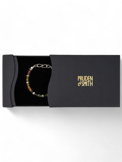 Silver Tourmaline Bracelet (Multi-Colour) Bracelet Pruden and Smith