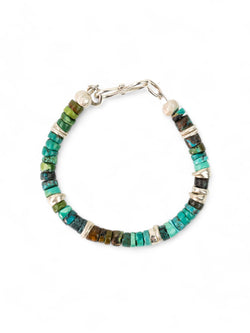 Silver and Turquoise Bracelet Bracelet Pruden and Smith   