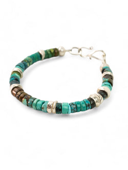 Silver and Turquoise Bracelet Bracelet Pruden and Smith   