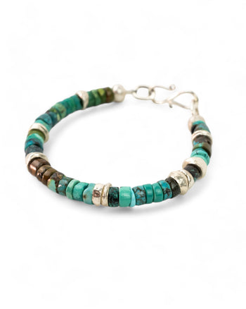 Silver and Turquoise Bracelet Bracelet Pruden and Smith   