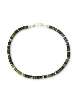 Silver Tourmaline Necklace (Green) Necklace Pruden and Smith