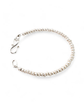 Nugget Solid Silver Bracelet Bracelet Pruden and Smith   