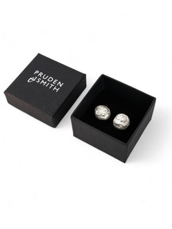 Nugget Silver Stud Earrings Earrings Pruden and Smith   