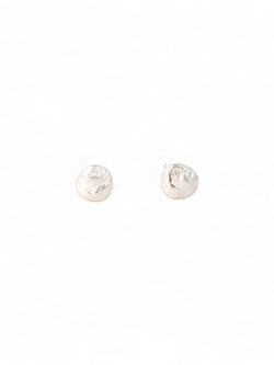 Nugget Silver Stud Earrings Earrings Pruden and Smith   