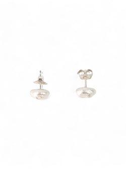 Nugget Silver Stud Earrings Earrings Pruden and Smith   